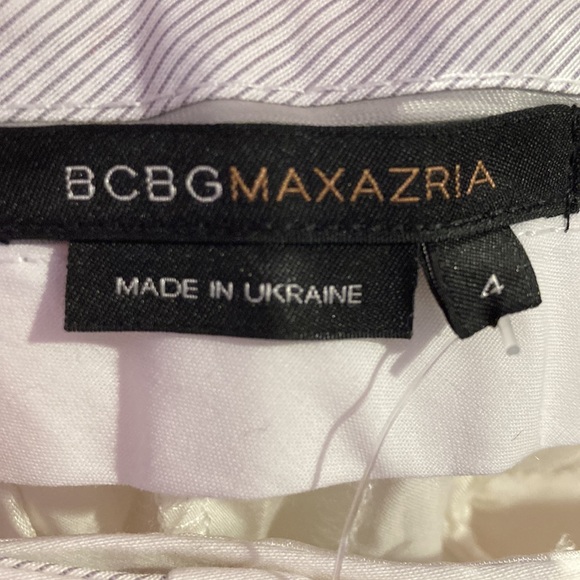 BCBGMAXAZRIA White Susie Slim Flare pants Trousers Size 4 - Picture 4 of 8